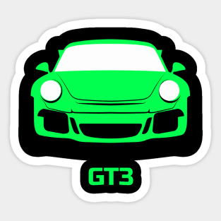 Porsche 911 GT3 Lizard Green PTS Sticker